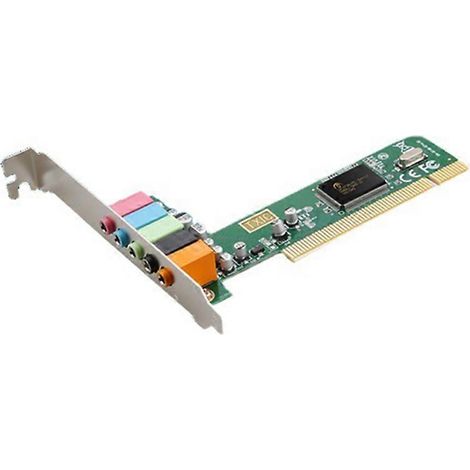 Carte son stéréo PCI 5.1, puce CMI8738, 4 canaux, compatible DLS et DS3D (1/5)
