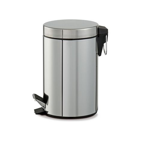 Perfetto 0445 bidone per la spazzatura 3 L Rotondo Acciaio inossidabile (1/5)