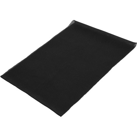 Housse de protection anti-poussière en tissu noir pour haut-parleur stéréo (1,4 m x 0,5 m). (1/5)