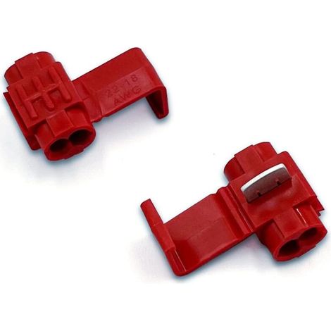 Cosses Rapides - Cuivre C2680 - Isolation Polypropylène - 18-14 AWG (1,5-2,5 mm²) - 600 V - 105 °C - Lot de 100 (1/5)
