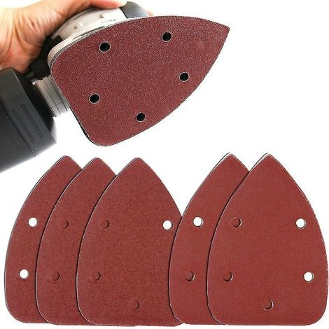 50pcs Ponceuse de détail pour papier abrasif papier abrasif assorti 35 pièces 120 grains et 15 pièces 240 grains papier abrasif pour souris thsinde (1/5)