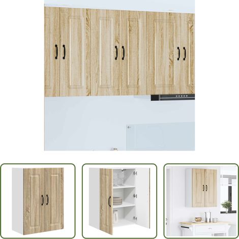 vidaXL Küchenmöbel Holz - Küchenschrank Kalmar Sonoma-Eiche 60 x 31 x 80 cm Holzwerkstoff (1/5)