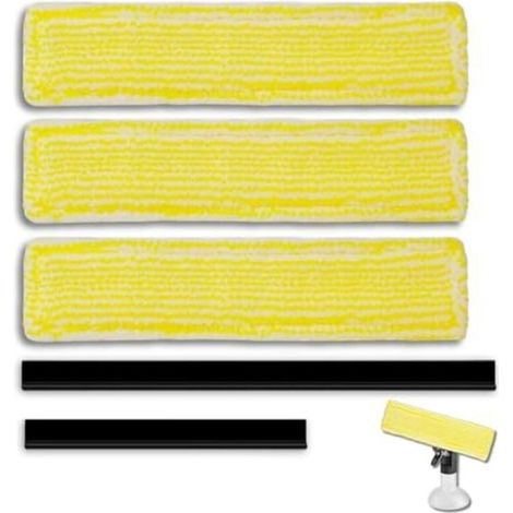 Pièces de rechange pour aspirateur de vitres Kärcher, tampons de rechange haute performance de nettoyage et lèvres de rechange pour Wv2 Wv5 (1/5)