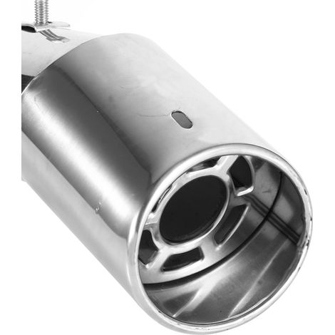 1 Pièce Embout d'Échappement Universel Arrière en Acier Inoxydable pour Pot Muffler Tuyau (1/5)