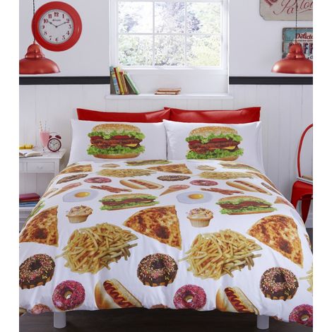 Parure de lit avec Housse de Couette 52% polyester/48% Coton Multicolore
