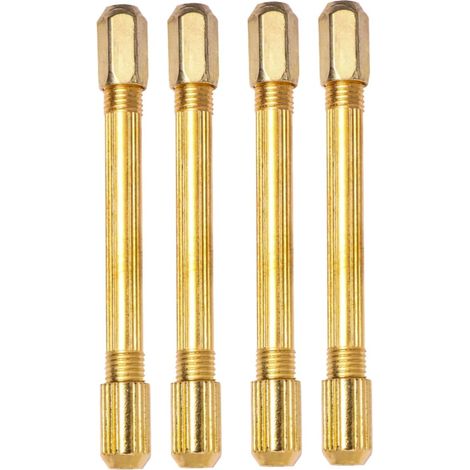 Lntyq Mini Perceuse À Main D'outils De Perceuse De Réparation De Montre Double 4 Pièces Carrées Dorées (1/5)