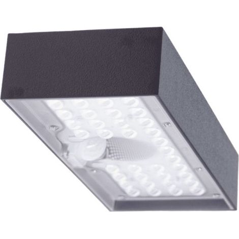 Xanlite – Applique solaire LED IP65 900 lumens avec détecteur de mouvements – Lumière noire – 2 ans de garantie – APS900D (1/5)
