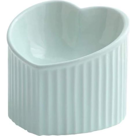 Gamelle chat céramique surélevée inclinée anti-vomissement (1/5)
