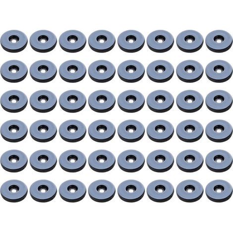 Patins Meubles,Lot de 48 patins de meubles ronds en téflon,Anti-vibration Patins Glisseurs pour Meubles,(Ronde) 19 mm (1/4)