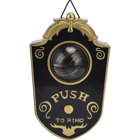Sonnette d'Halloween avec un œil unique et lumineux, accessoire de décoration pour fête d'Halloween (1/5)