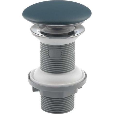 Sapho Infinity - Piletta di scarico Click-Clack per lavabo, verde petrolio 38TP0181I