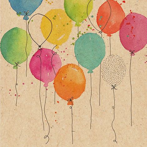 Braun & Company Servietten natur bunt 33 x 33 cm - 20er Pack Partydekoration