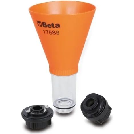 Beta – Entonnoir anti-reflux pour véhicules VAG – Raccords rapides – Compatible avec moteurs essence et diesel – Longueur 30cm (1/2)