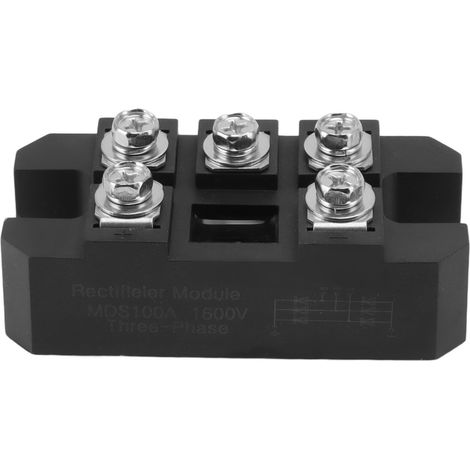 Ortviai Pont de Graetz Triphasé 100 A / 1600 V MDS100A pour Chargeur – Module Redresseur à Diodes (1/5)