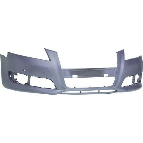 Pare-choc avant à peindre avec trous pour radars Audi A3 et A3 Sportback 8P phase 3 2008-2012