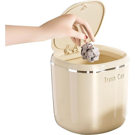 Desktop Trash Can 2 6L Mini Wastebasket Desktop Trash Can
