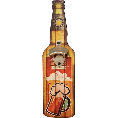 Abrebotellas de pared - Abrebotellas colgante - Abrebotellas retro de pared para el hogar y el bar. (1/3)