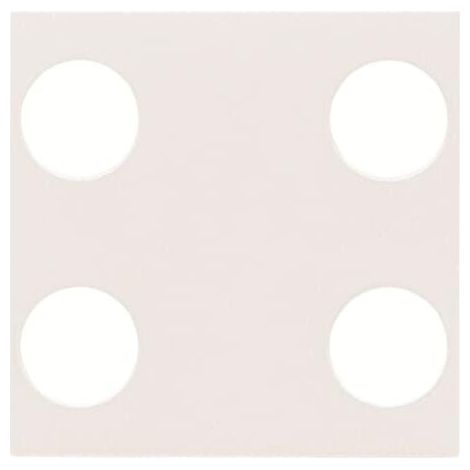 Enjoliveur Zenit Knx Bp 2/4 Blanc 2CLA222140N1101 ABB N2221.4BL
