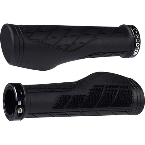 Ergonomische Fahrradgriffe für MTB, E-Bike, Trekkingrad – Rutschfest, Schwarz (1/5)