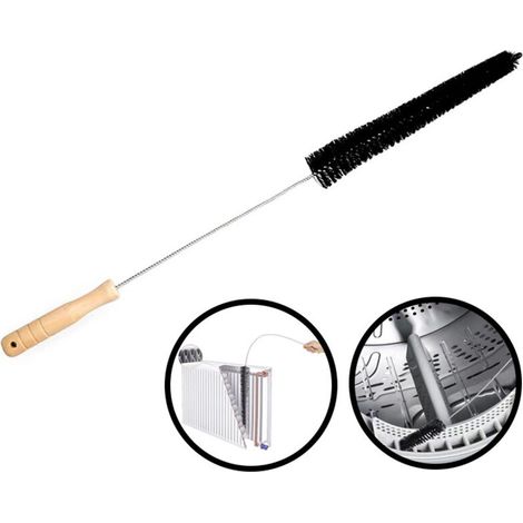 Brosse de nettoyageBBrosse de nettoyage pour radiateur flexible 72cm plumeau utilisation sec humide (1/4)