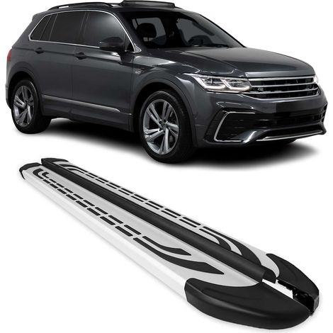 OMAC Trittbretter für VW Tiguan 2016-2023 Aluminium Grau