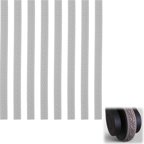 Lot de 8 Housses de Roue de Bagages en Silicone, Protection Écologique et Réduction du Bruit pour la Plupart des Bagages à 8 roulettes et roulettes de Chaises, Solution Innovante et Durable