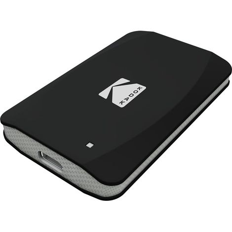 SSD externo portátil Kodak X220 EKSSD128GX220K de 128 GB con USB 3.2 Gen 2