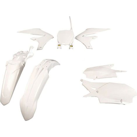 Kit Plastique Cycra 5 Elements Yamaha YZF 450 2023 à 2025 et YZF 250 2024 à 2026 en Blanc.