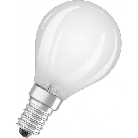 Ampoule LED dépolie sphère L14, 2.5W, blanc chaud. (1/4)