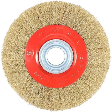 1 Pcs 8 Pouces En Acier Inoxydable Plat Brosse Adaptateur Anneaux Pour Bench Grinder Polonais (1/5)