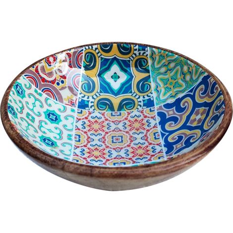 Signes Grimalt Cuenco Bol Cocina  Cuenco Hidraulico M Cajas Y Bandejas Multicolor 20x20x7cm 34459