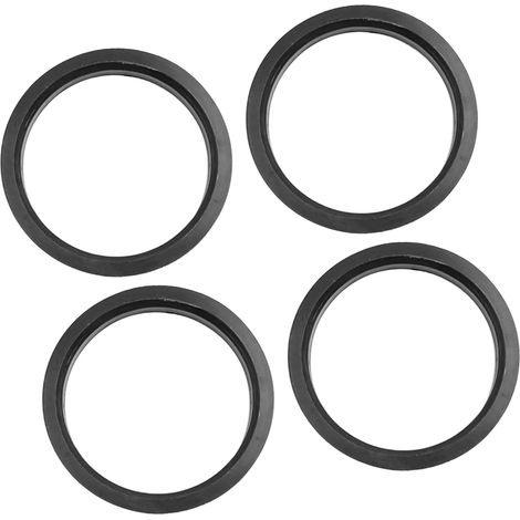 Center Hub Rings 73.1 to 64.1 mm Plastic Black (Set of 4) (1/5)