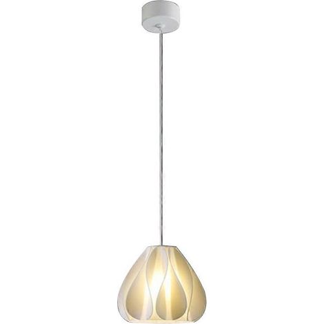 PVC-Kronleuchter mit Lampenschirm, Treppenhaus-Kronleuchter mit wellenförmigem Design, ideal für Wohnzimmer, Schlafzimmer, Kücheninsel oder Lounge. (1/5)