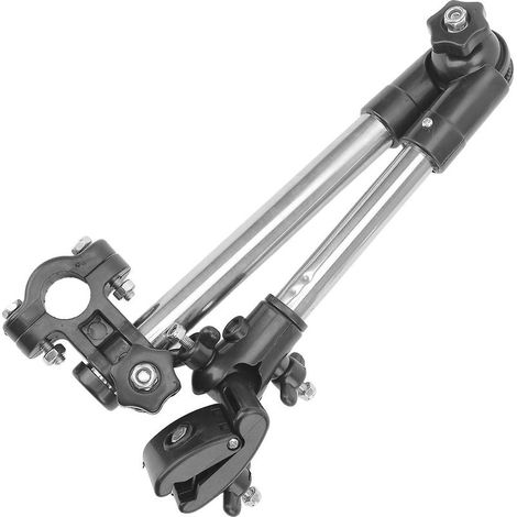 Online Store - Support de parapluie de vélo pliable en acier inoxydable, protection solaire (1/4)