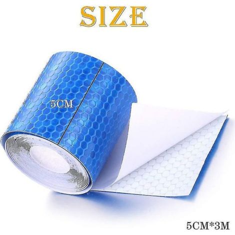 Bande Réfléchissante 3m X 50 Mm Réflecteur Étanche Autocollants D'avertissement Haute Intensité Auto-Adhésif Ruban De Sécurité 1 (1/4)