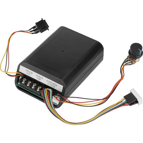 Contrôleur de vitesse de moteur, contrôleur CC 40A, travail à haute efficacité, interrupteur réversible CCW pour CW