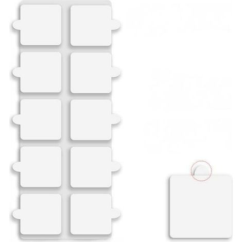 9 bandes adhésives double face repositionnables pour affiches, posters et décorations murales - Idéal fêtes et DIY (1/5)