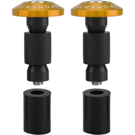 Hethlif Extrémités de Barre, Poignée de Moto Plux Bar Farts Universal 1 Paire Ajustement pour Moto avec Guidon de 7/8 "de Diamètre (GOLD) (1/5)