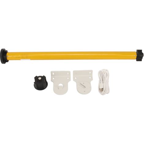 Decdeal Kit de moteur de store enrouleur pour Zigbee Tuya, stores motorisés intelligents rechargeables de 25mm, commande vocale via application