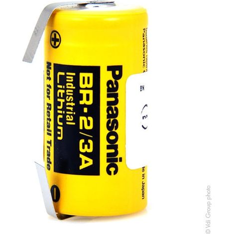 Panasonic - Pile lithium BR2/3A 3V 1.2Ah T2 (1/3)