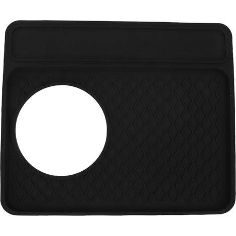 Tapis de tassage pour machine Breville 870 880, silicone alimentaire antidérapant, résistant à la chaleur et imperméable, noir (1/5)