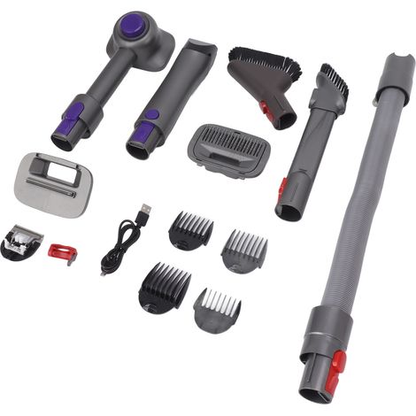 Brosse Aspirateur Chien et Chat Outil de Toilettage Compatible avec Dyson V7 V8 V10 V11 V15 Aspirateur Idéal pour Grands, à poils longs Chiens et Chats (1/5)