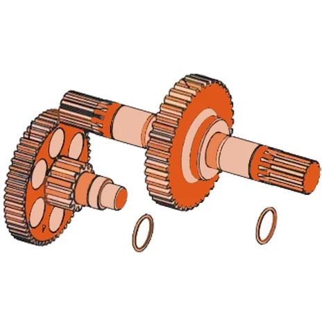 Pignon d'arbre de réduction final FAAC 63000866 pour moteur 550 (remplacement) (1/3)