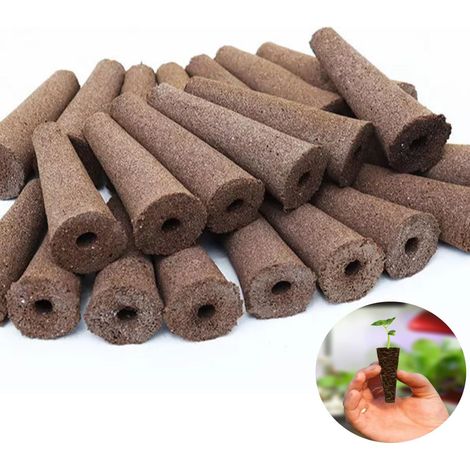 Lot de 50 éponges de culture pour culture hydroponique, compatible avec AeroGarden, capsules de rechange pour système de jardin intérieur hydroponique (1/5)