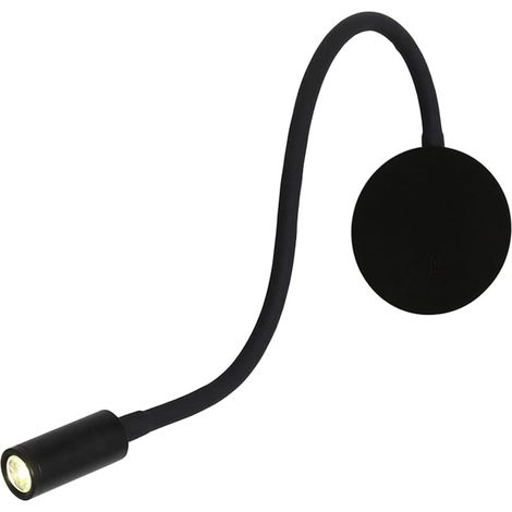 Didiseaon Lampe de Lecture Murale Flexible Noire 360 Degrés en (1/5)