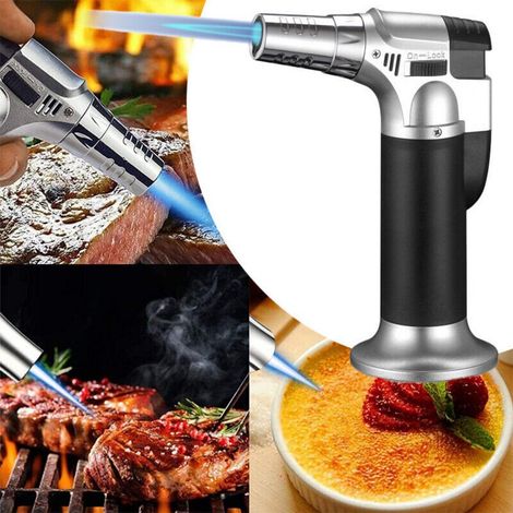 Nachfüllbarer Butangas-Mikrobrenner 1300°C Flamme regulierbar für Löten Kochen (1/5)