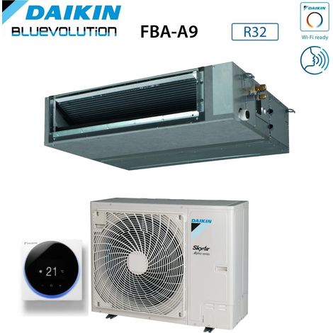 daikin bluevolution klimaanlage ducted ducted air conditioner medium head 24000 btu fba71a + rzag71nv1 single phase r-32 wi-fi optional class a++/a+ r-32, wired control madoka white brc1h52w (1/3)