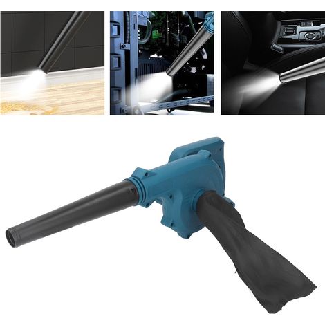Sèche-cheveux à batterie lithium-ion, aspirateur à poussière, petit souffleur de suie rechargeable, souffleur sans fil haute puissance, compatible avec les batteries d'outils électriques Makita 21V. (1/5)