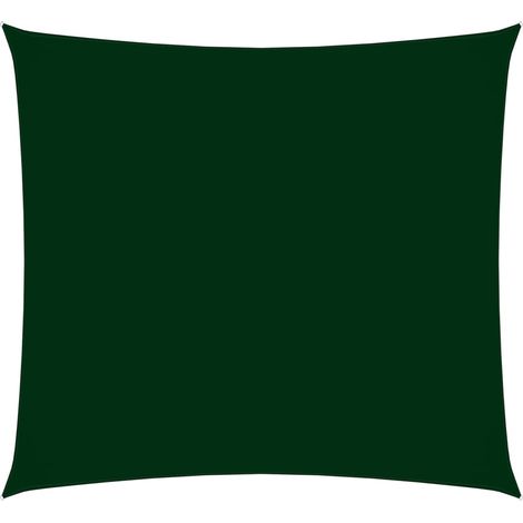 Vela per ombrellone quadrata in tessuto oxford 4 x 4 m verde scuro 020009512