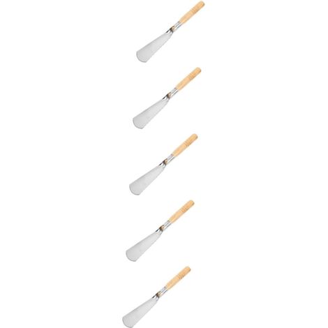 5 Pièces Outils De Jardinage Creuser Râteau Devoir Sable Creusement Petit Éplucheur Écorçage Aboyer Raclette Mini- De Jardinage Truelle à Main Outils De Plantation Bois (1/5)